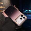 Luxury Glitter Gradient Crystal Clear iPhone Case – Shockproof Protective Cover with Camera Guard